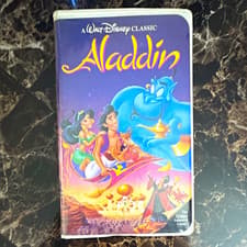 Walt Disney Classic Aladdin VHS Tape 1992 Animated Classic Black Diamond