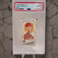 2018 Topps Allen & Ginter Shohei Ohtani Mini #352 GEM MT PSA 10 Rookie Card