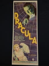 DRACULA 1931 * BELA LUGOSI * CLASSIC TOD BROWNING UNIVERSAL HORROR MOVIE POSTER!