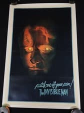 THE INVISIBLE MAN 1933 * CLASSIC UNIVERSAL HORROR TEASER ONE SHEET MOVIE POSTER