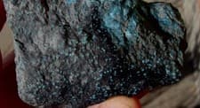 Lander Blue AUTHENTICATED Spiderweb Rough Turquoise 4 Lb 4 Oz