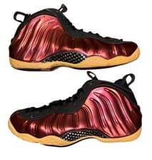 Nike Air Foamposite One Night Maroon Men’s Size 11.5 Black Red Basketball Shoes